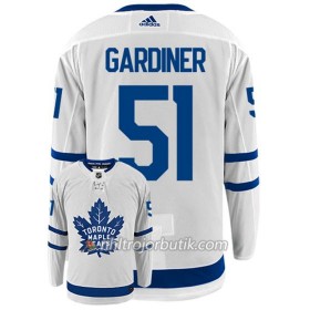 Män Ishockey Toronto Maple Leafs Tröja JAKE GARDINER 51 Adidas Vit Authentic